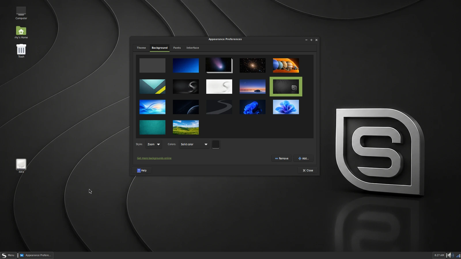 Linux Mint theme wallpaper